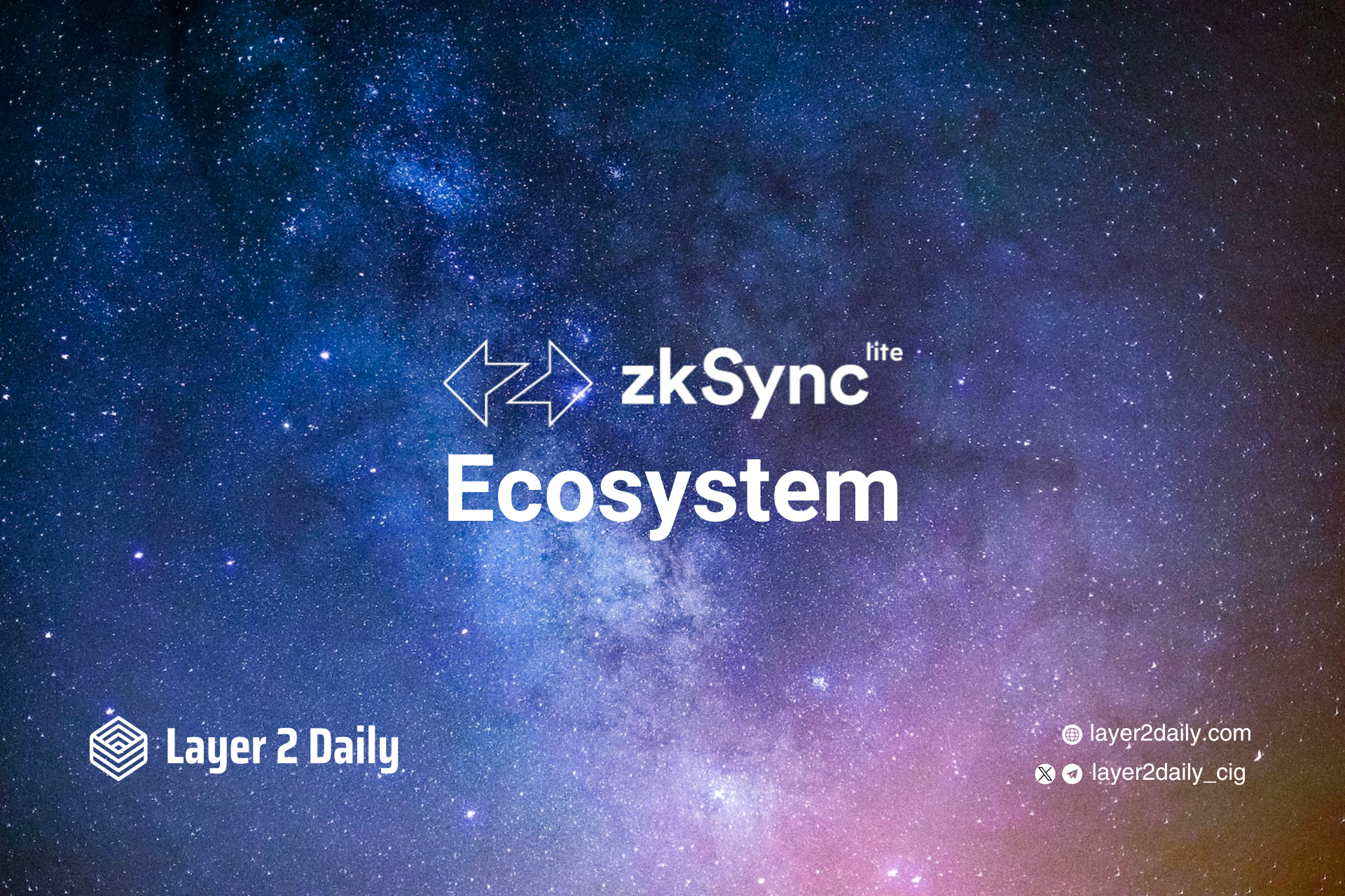 Overview of zkSync Lite Ecosystem